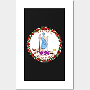 Virginia Coat of Arms Posters and Art